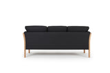Oscar 3 Seater Sofa - Black
