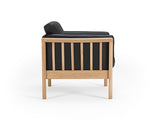 Oscar Armchair - Black Leather
