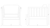 Oscar Armchair - Black