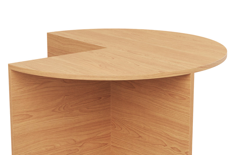 Pie Chart System - 3/4 Table - Oak