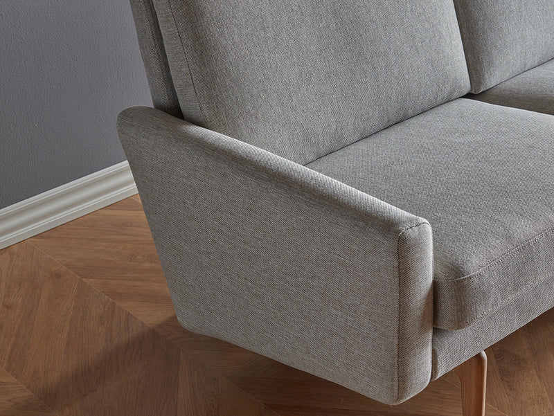 Retro 3 Seater Sofa - Grey