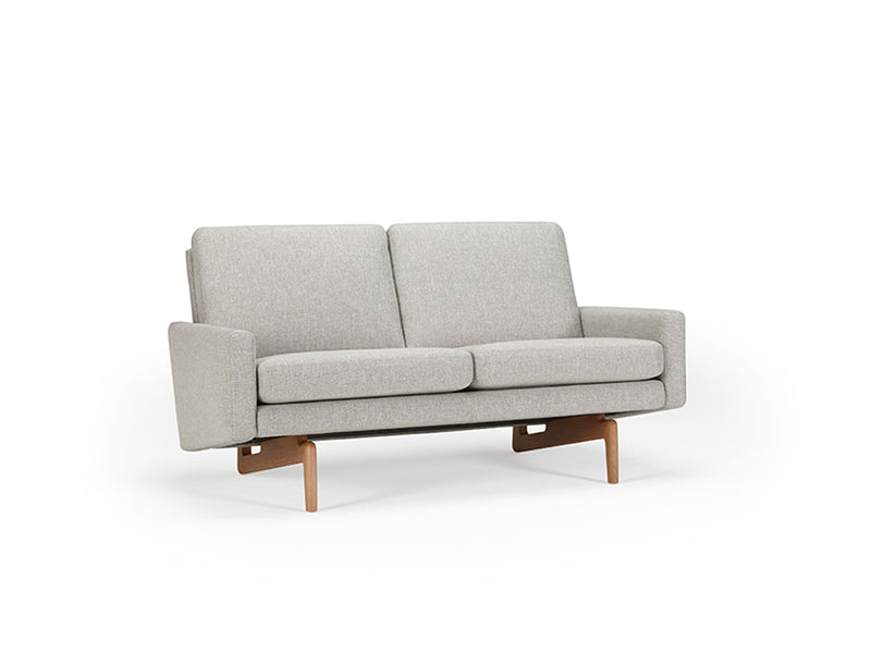 Retro 2 Seater Sofa - Grey