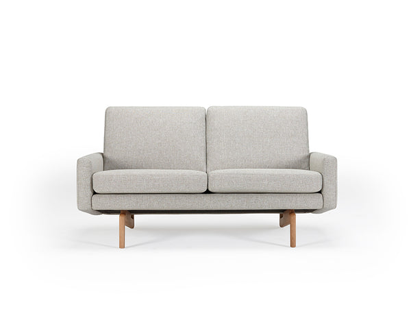 Retro 2 Seater Sofa - Grey