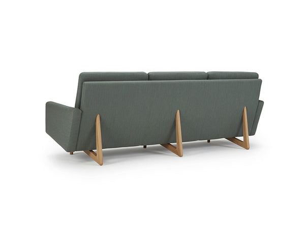 Retro 3 Seater Sofa - Green