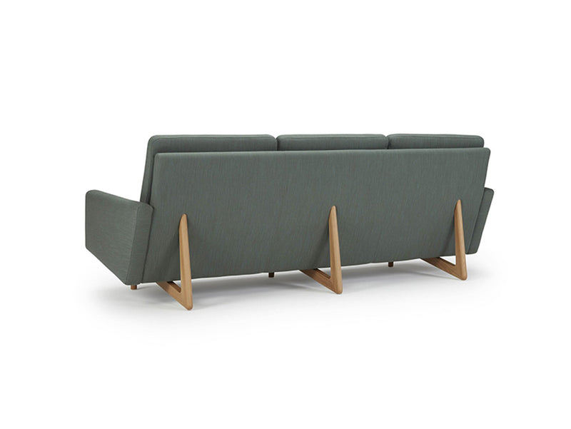 Retro 3 Seater Sofa - Green