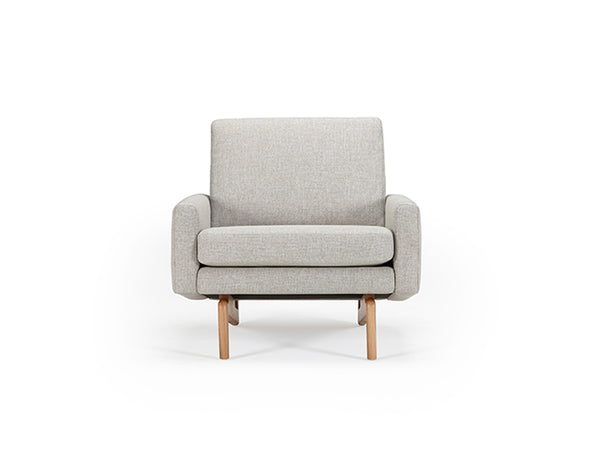 Retro Armchair - Grey