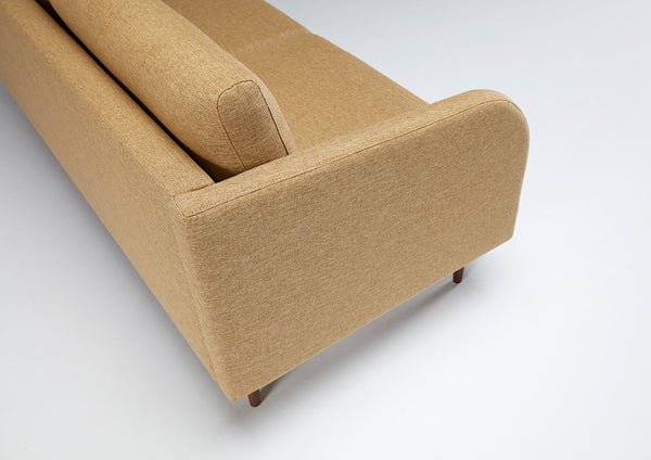Round 3 Seater Sofa - Yellow