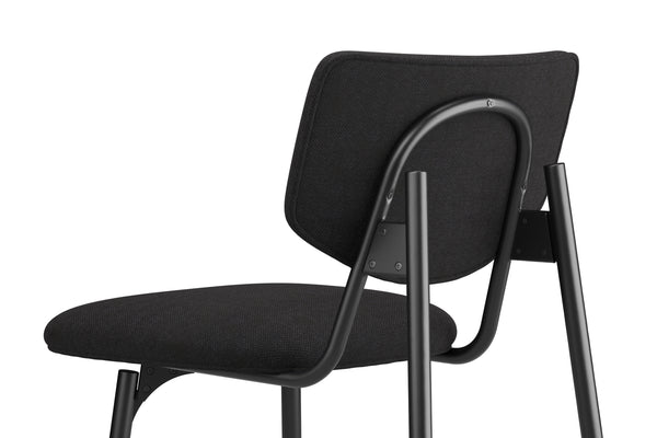 SLS Chair 1 - Metal legs - Black