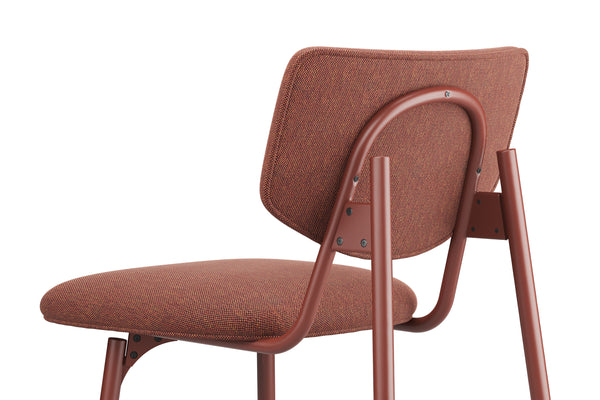 SLS Chair 1 - Metal legs - Brown