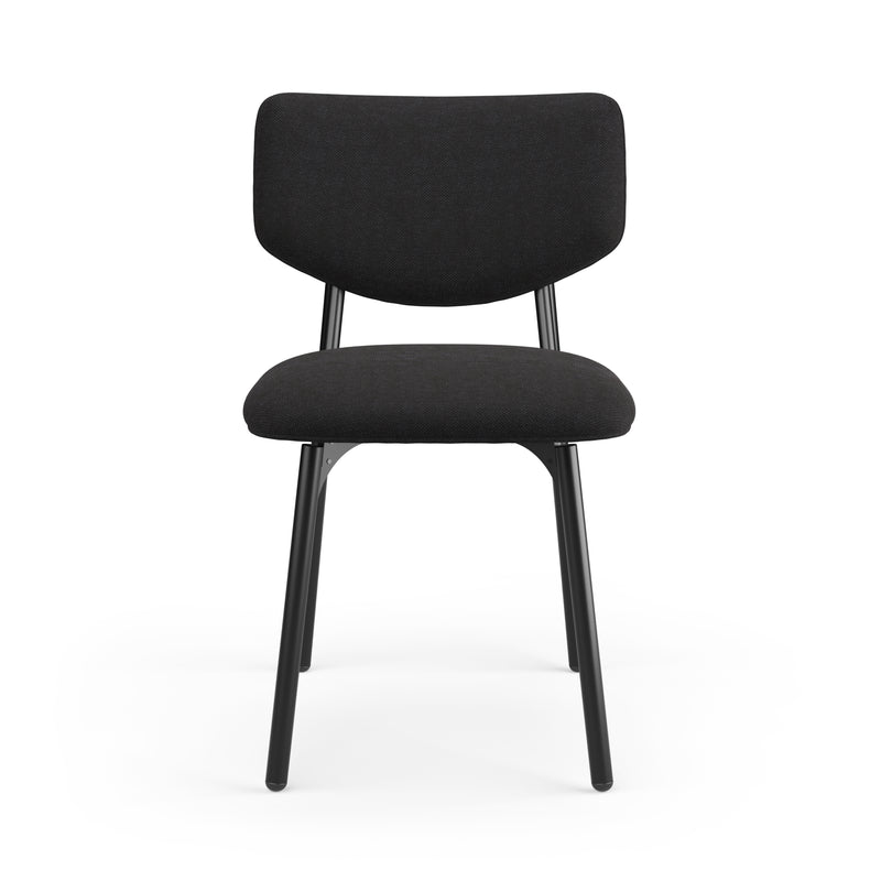 SLS Chair 1 - Metal legs - Black