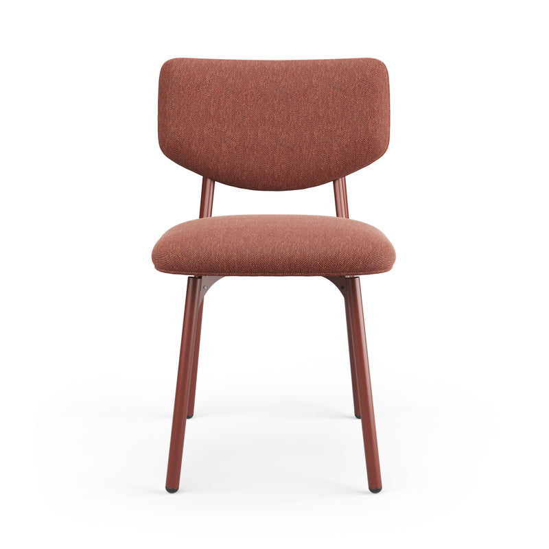 SLS Chair 1 - Metal legs - Brown