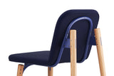 SLS Chair 3 - Wooden legs - Blue