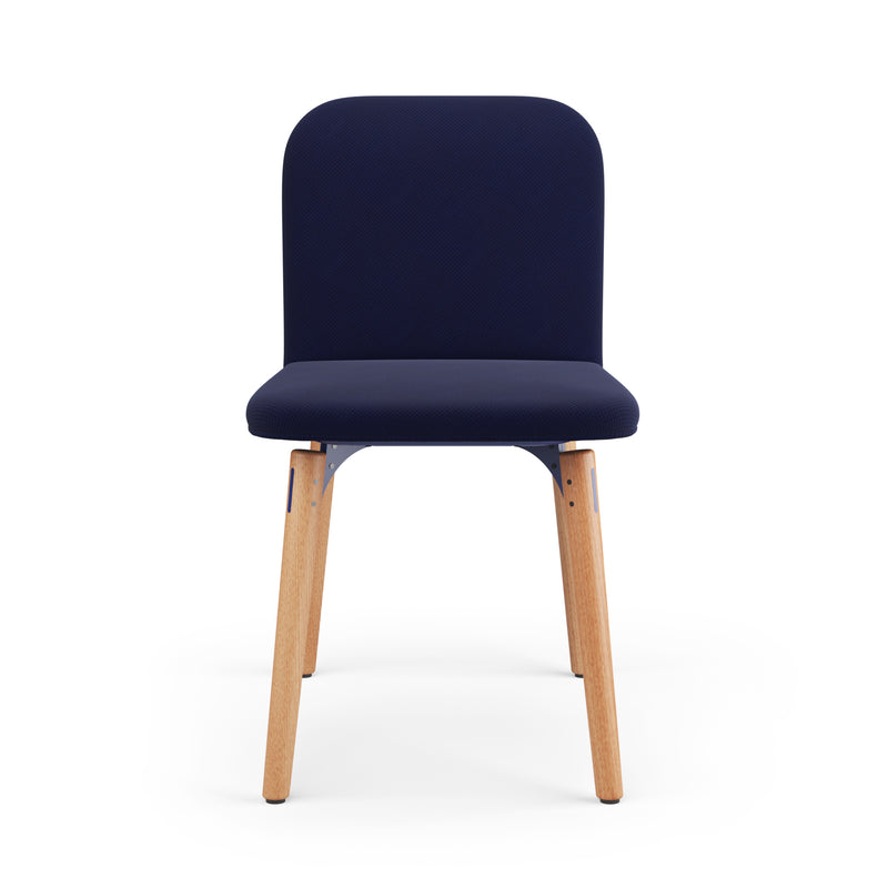 SLS Chair 3 - Wooden legs - Blue