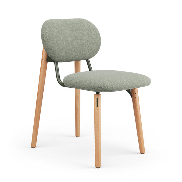 SLS Chair 2 - Wooden legs - Green
