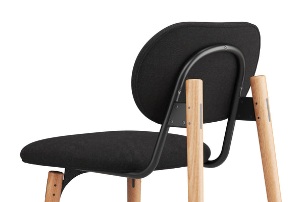 SLS Chair 2 - Wooden legs - Black