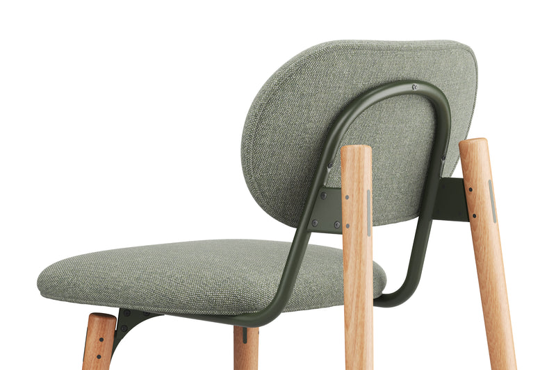 SLS Chair 2 - Wooden legs - Green