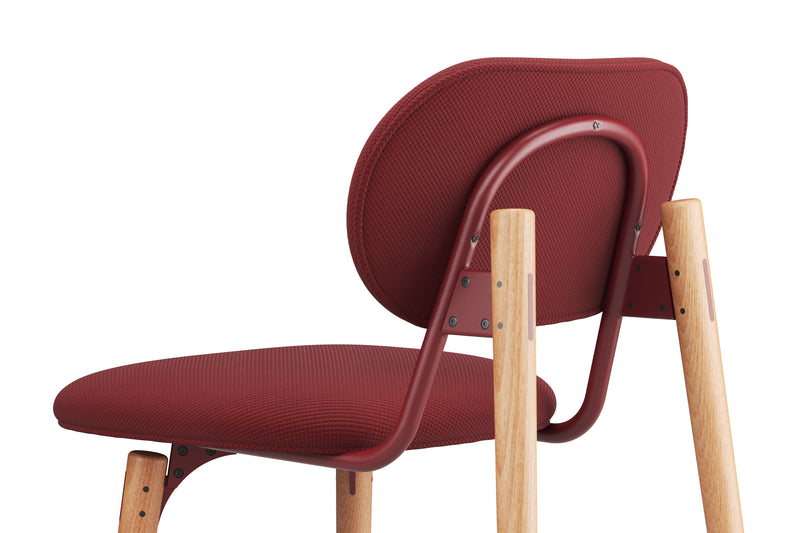 SLS Chair 2 - Wooden legs - Red