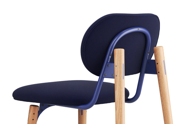 SLS Chair 2 - Wooden legs - Blue