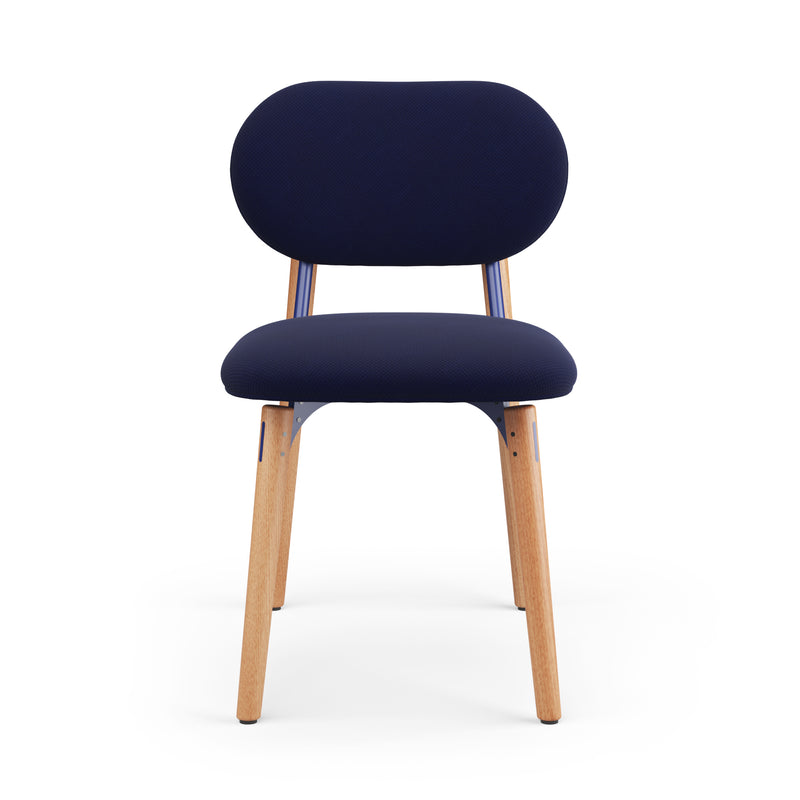 SLS Chair 2 - Wooden legs - Blue