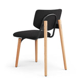 SLS Chair 1 - Wooden legs - Black