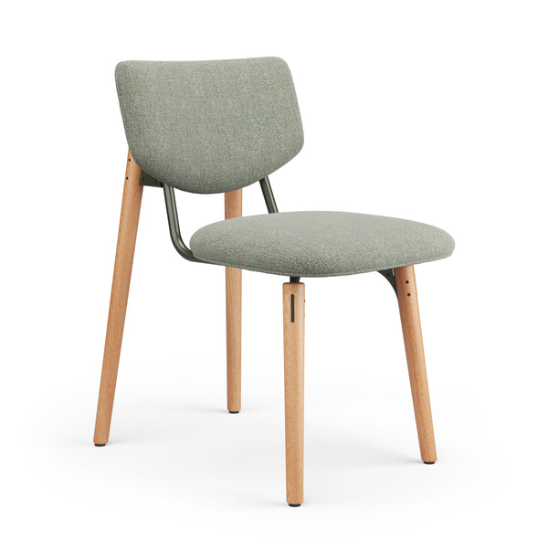 SLS Chair 1 - Wooden legs - Green