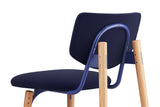 SLS Chair 1 - Wooden legs - Blue