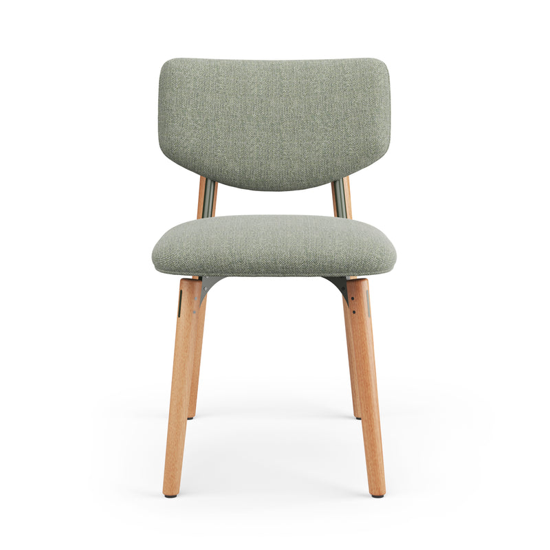 SLS Chair 1 - Wooden legs - Green