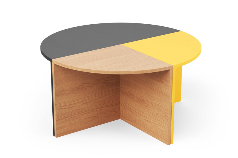 Pie Chart System - 1/2 Table - Yellow