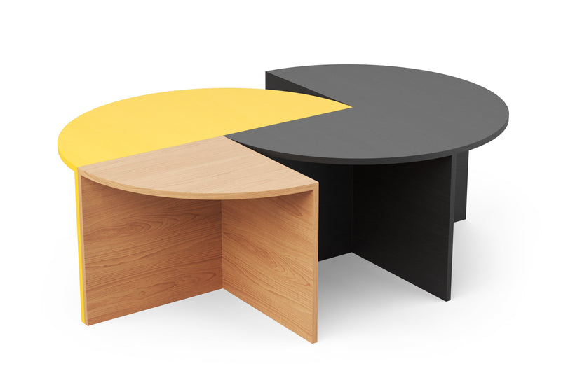 Pie Chart System - 1/2 Table - Black