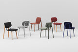 SLS Chair 2 - Metal legs - Brown