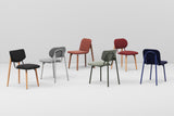 SLS Chair 1 - Wooden legs - Blue