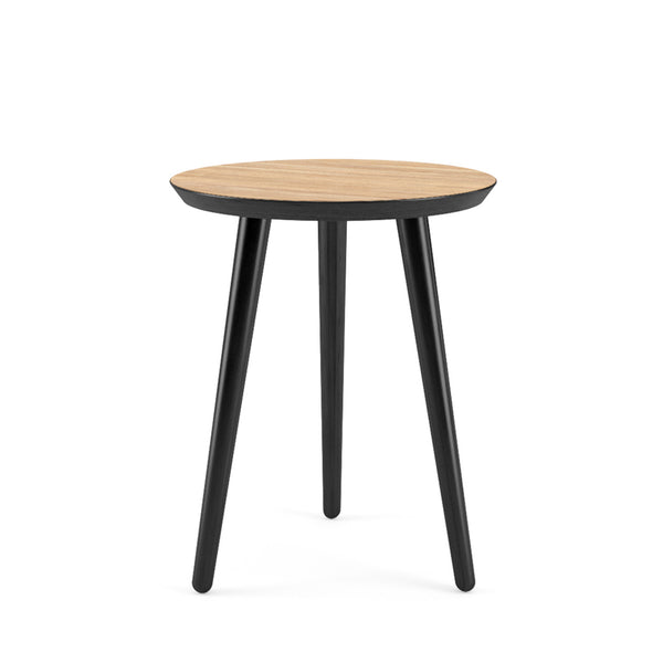 WW Side Table - Oak & Black