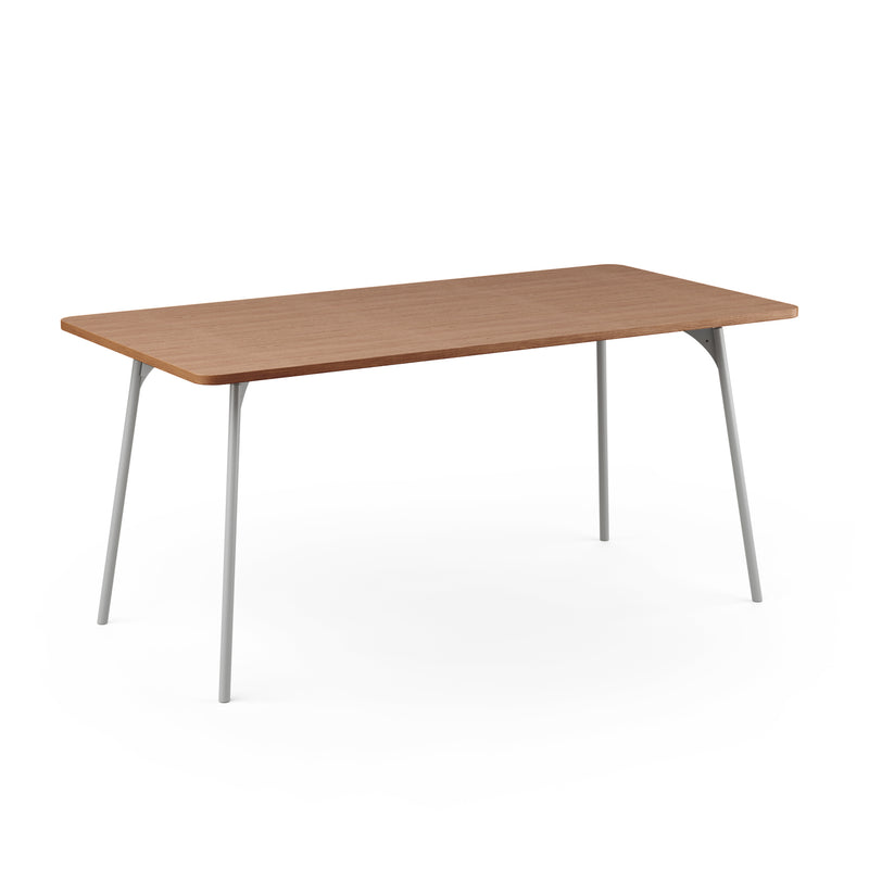 SLS Table - Rectangular - Metal Legs - Grey