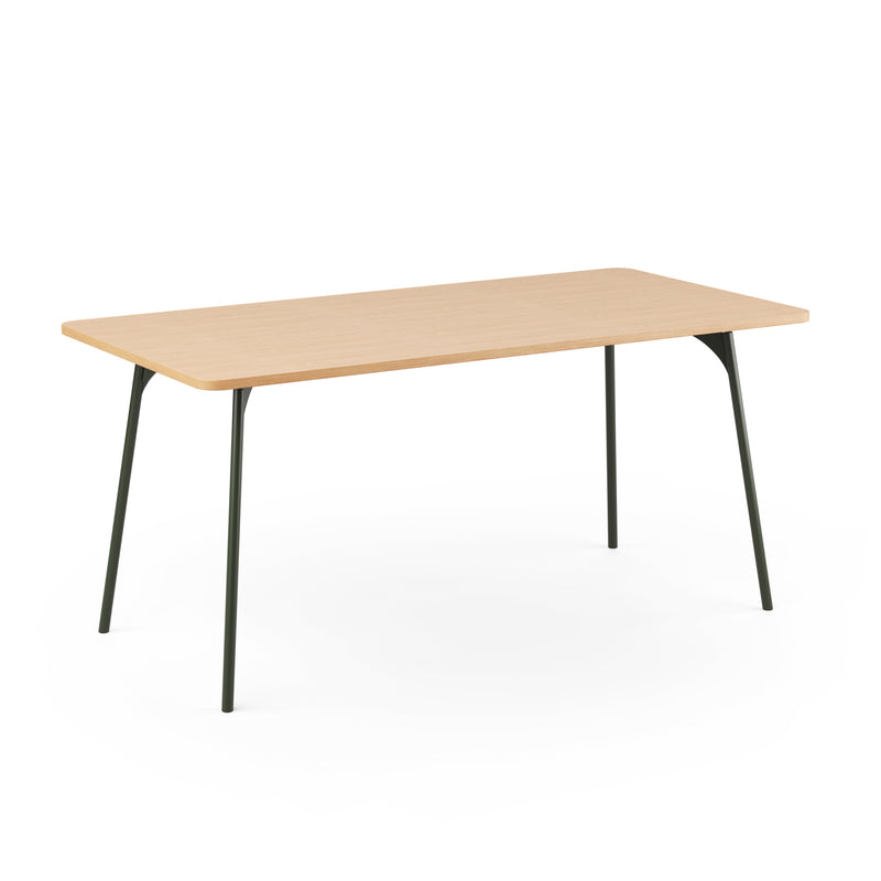 SLS Table - Rectangular - Metal Legs - Green