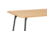 SLS Table - Rectangular - Metal Legs - Black
