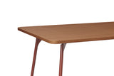 SLS Table - Rectangular - Metal Legs - Brown