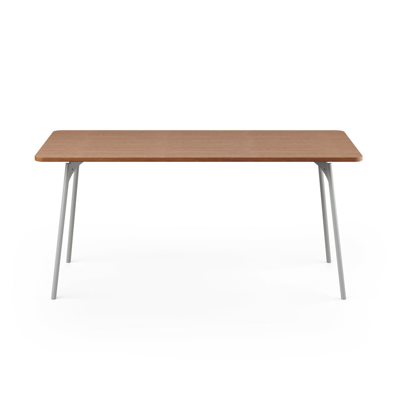 SLS Table - Rectangular - Metal Legs - Grey