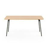 SLS Table - Rectangular - Metal Legs - Green