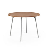 SLS Table - Circular - Metal Legs - Grey