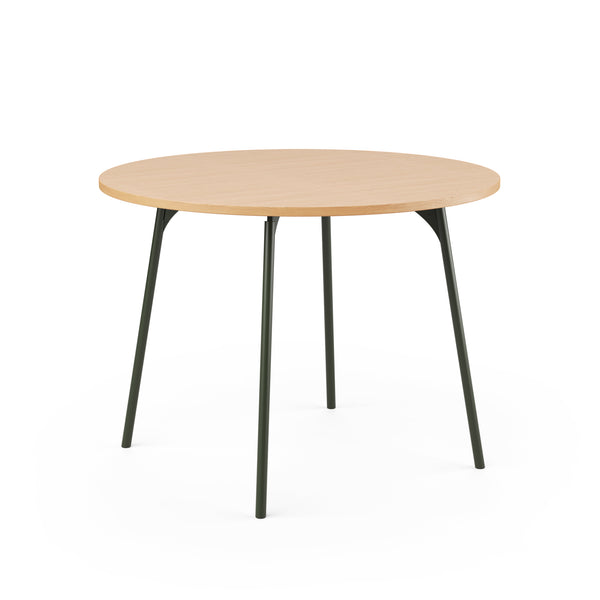 SLS Table - Circular - Metal Legs - Green