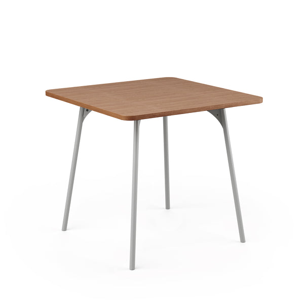 SLS Table - Square - Metal Legs - Grey