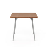 SLS Table - Square - Metal Legs - Grey