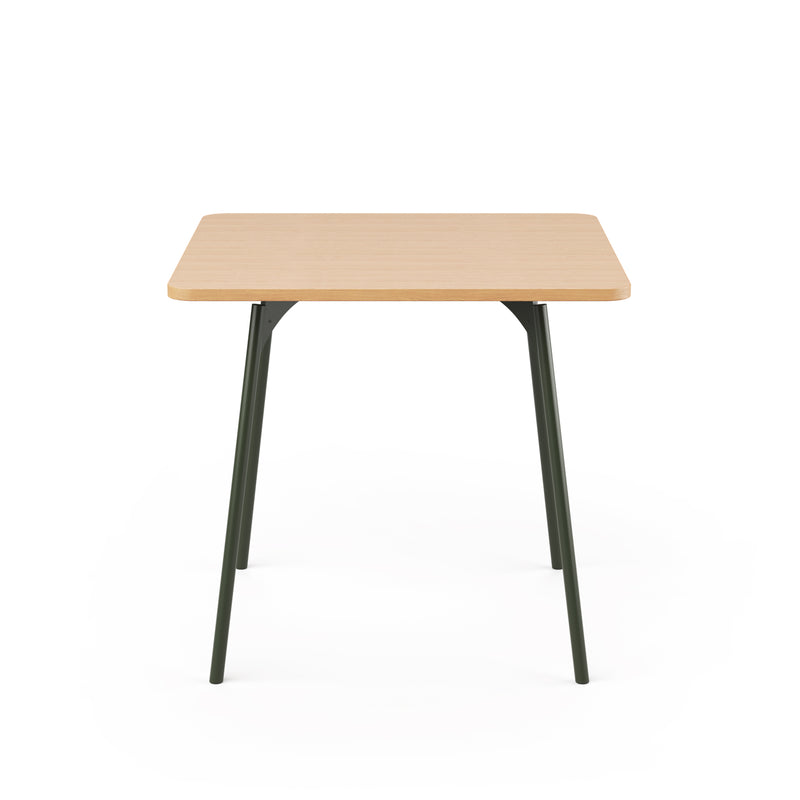 SLS Table - Square - Metal Legs - Green