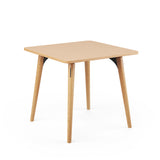 SLS Table - Square - Wooden Legs - Black