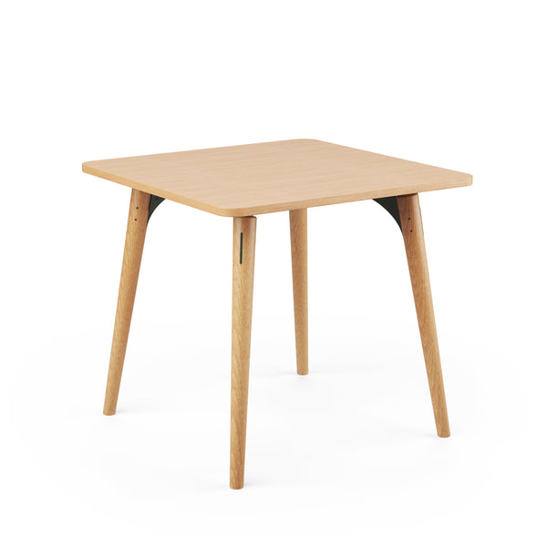 SLS Table - Square - Wooden Legs - Green