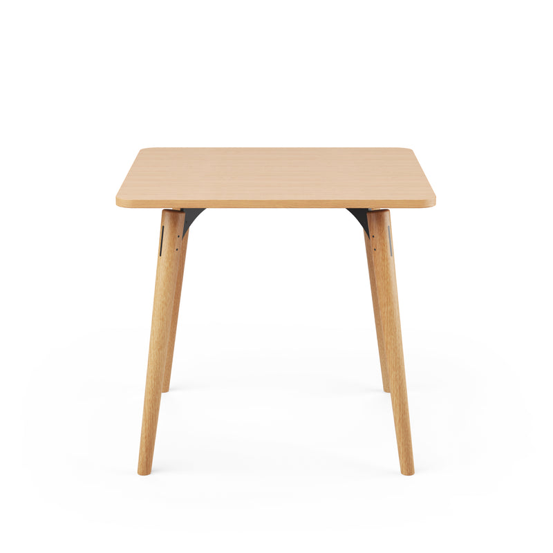 SLS Table - Square - Wooden Legs - Black