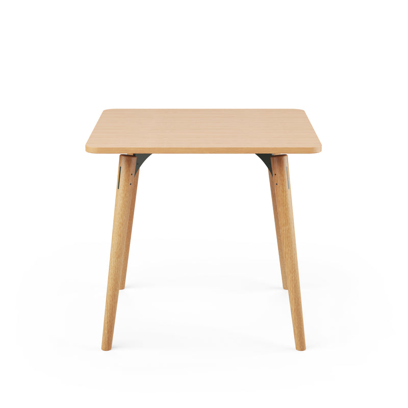 SLS Table - Square - Wooden Legs - Green