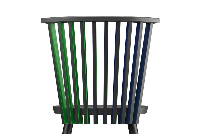 Tornasol Chair - Black, Green & Blue