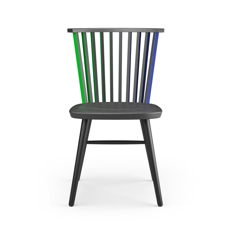 Tornasol Chair - Black, Green & Blue