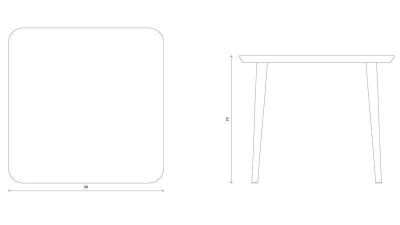 WW Square Table - CS3